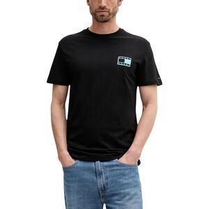 Tommy Hilfiger Jeans Black Recycled Cotton Men's T-Shirt